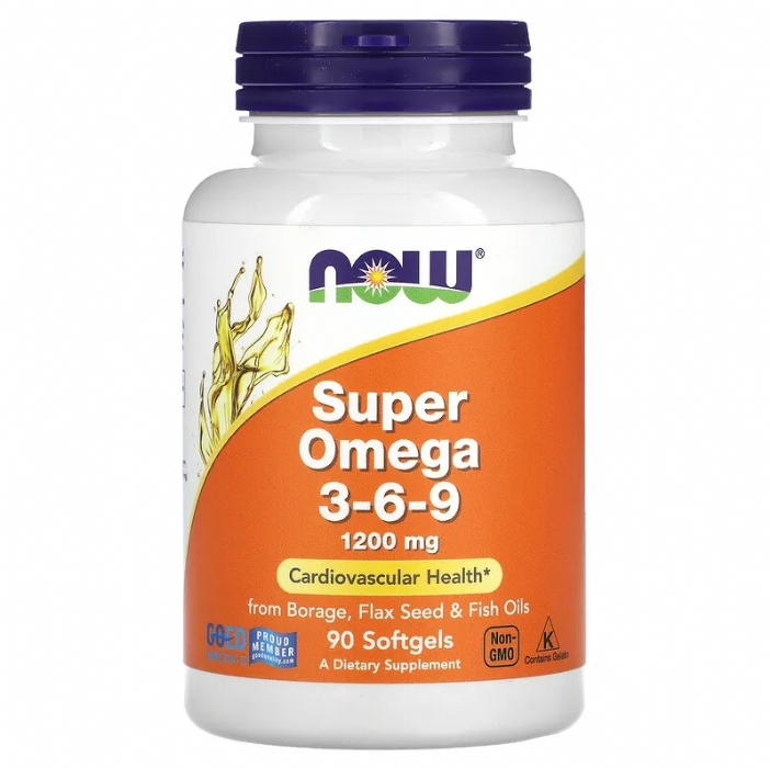 SUPER OMEGA 3-6-9 1200 MG - 90 CAPS - NOW